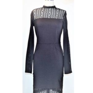 Rachel Roy Sexy Black Evening Dress New
